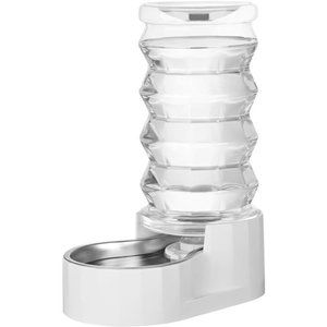 Automatic Pet Waterer,100% BPA-Free, Gravity Stainless Steel Water Dispenser